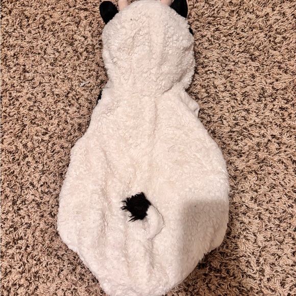 Pottery Barn Kids Cow Costume - Black, White, and Pink - Picture 4 of 6